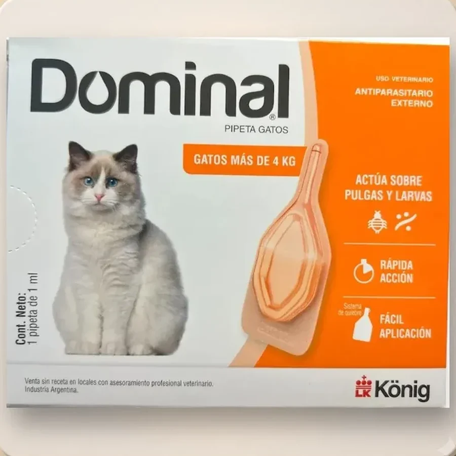 Pipeta DOMINAL gato más de 4 kg