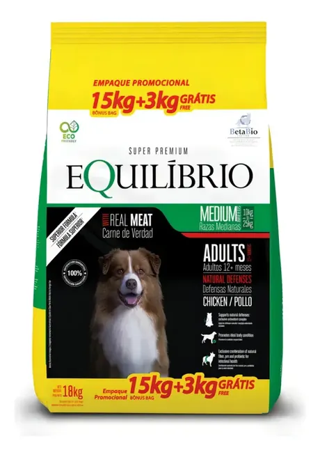 Equilibrio Adulto Verde 15+3kg